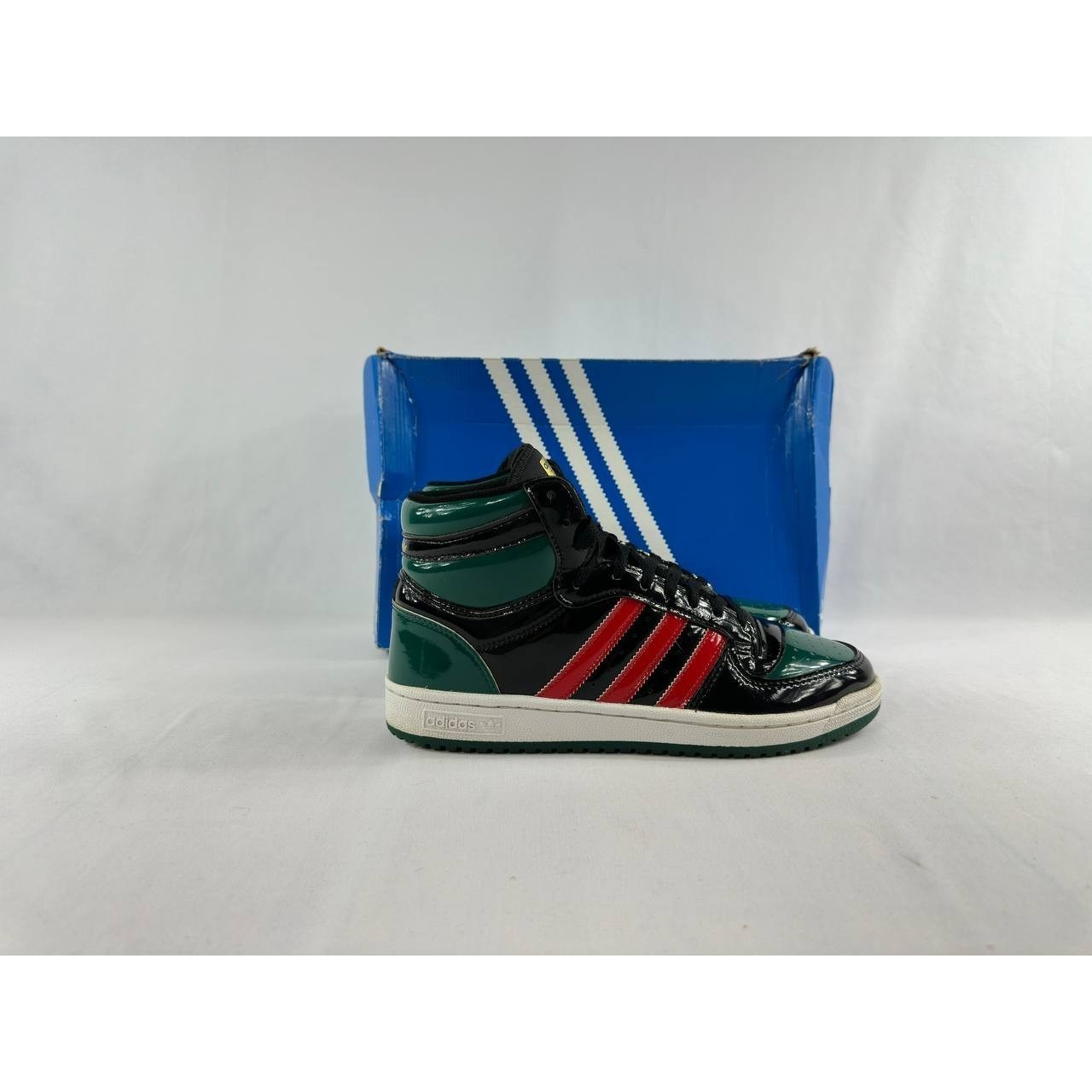 Adidas Top Ten High 'Miami' Patent Leather Fx7874 Men's Size 9